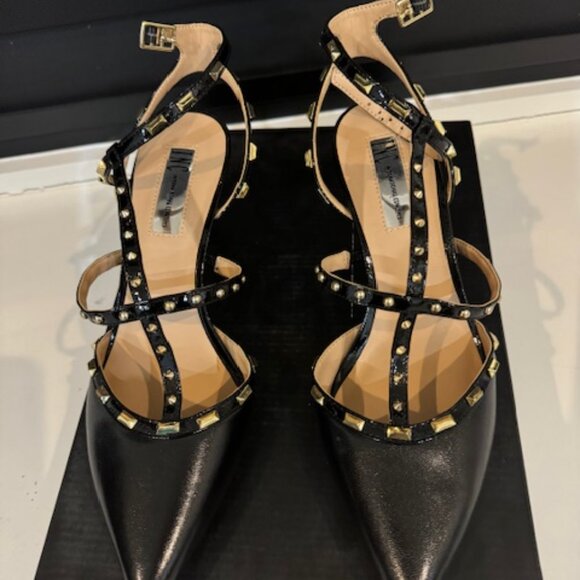INC International Concepts Black Studded Heels - Picture 7 of 11